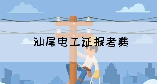 汕尾电工证报考费