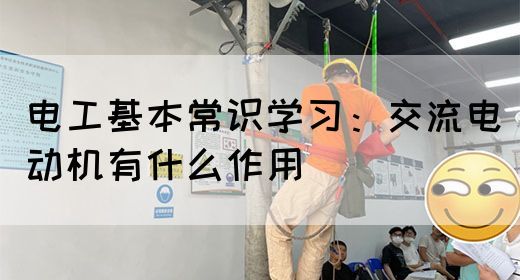 电工基本常识学习：交流电动机有什么作用(图1)