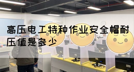 高压电工特种作业安全帽耐压值是多少