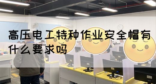 高压电工特种作业安全帽有什么要求吗