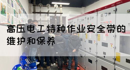 高压电工特种作业安全带的维护和保养