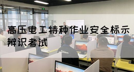 高压电工特种作业安全标示辨识考试