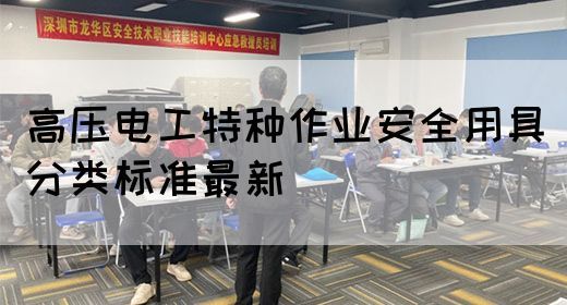 高压电工特种作业安全用具分类标准最新