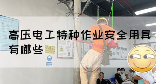 高压电工特种作业安全用具有哪些