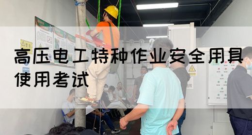 高压电工特种作业安全用具使用考试