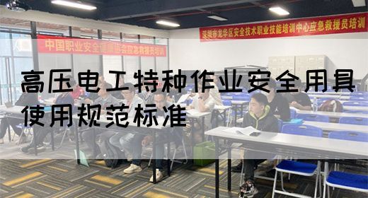 高压电工特种作业安全用具使用规范标准(图1)