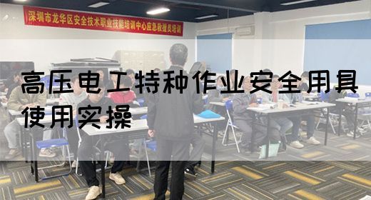 高压电工特种作业安全用具使用实操