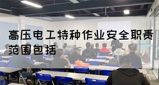 高压电工特种作业安全职责范围包括(图1)