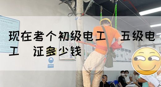 现在考个初级电工（五级电工）证多少钱(图1)