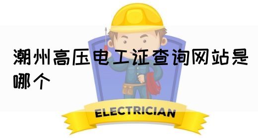 潮州高压电工证查询网站是哪个