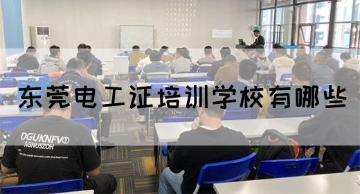 东莞电工证培训学校有哪些